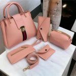 5 Pieces Handbag Set |Stylish Women's Bags | Shoulder, Tote, Crossbody & Wallet Combo - Image 4