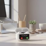 Air pods Pro A9 ANC ENC Double Dark Noise Reduction Bluetooth Wireless Earbuds With Battery Display Touch Control For Android And IOS - Image 2