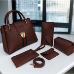 5 Pieces Handbag Set |Stylish Women's Bags | Shoulder, Tote, Crossbody & Wallet Combo - Image 5