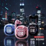 Air 39 Wireless Earbuds - Transparent Design Bluetooth 5.3 - ENC Noise Reduction & Deep Bass Sound - LED Display TWS